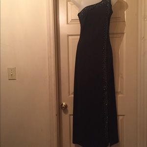 Black evening dress
